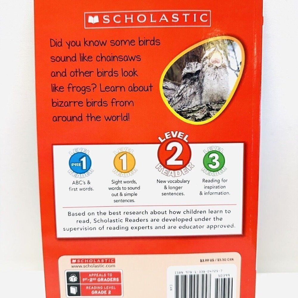 BIZARRE BIRDS Scholastic Level 2 Reader Paperback by Sandra Horning Brand New - Picture 2 of 2